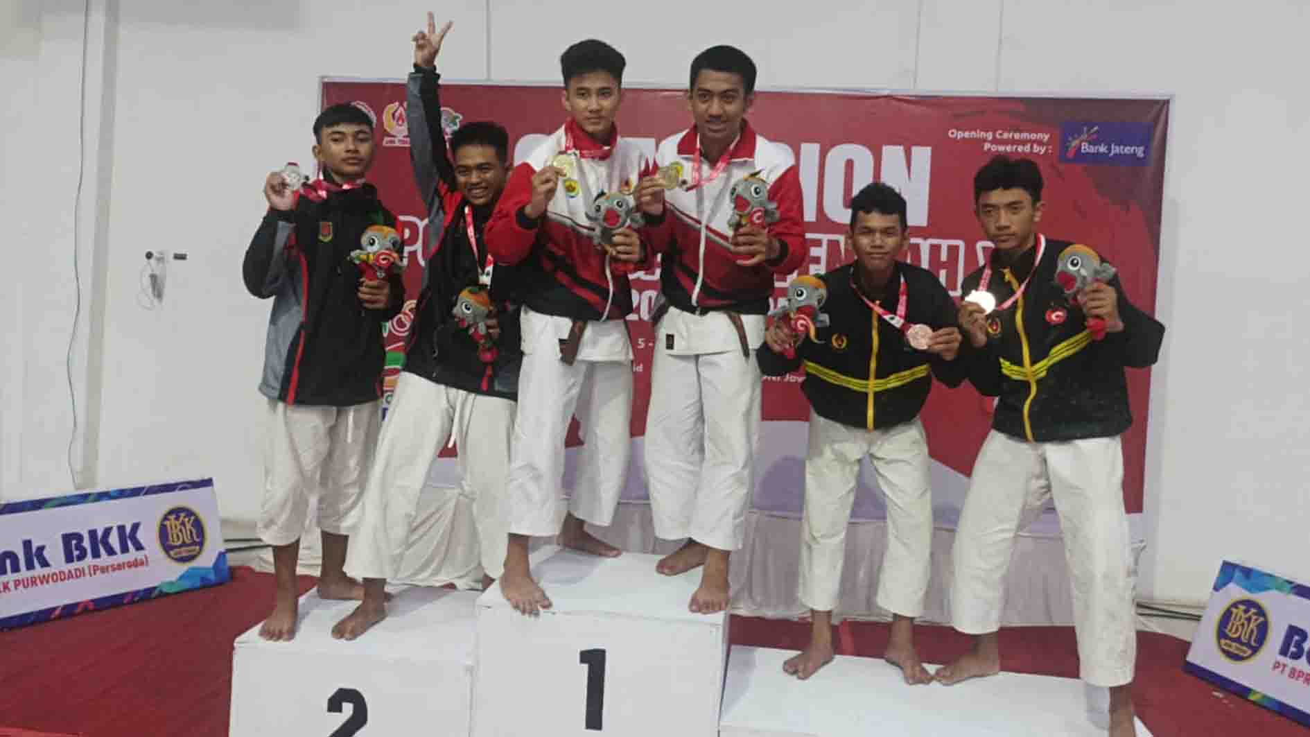 Raih 45 Emas, Grobogan Peringkat Kedua Klasemen Sementara Porprov