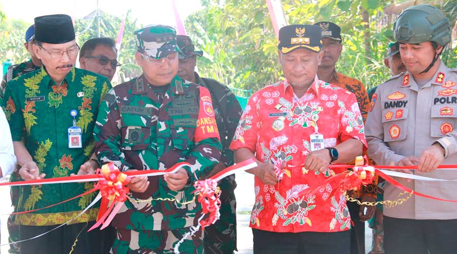 TMMD II Kelar, Tentara Pati Bangun Dua Rumah hingga Jalan Desa