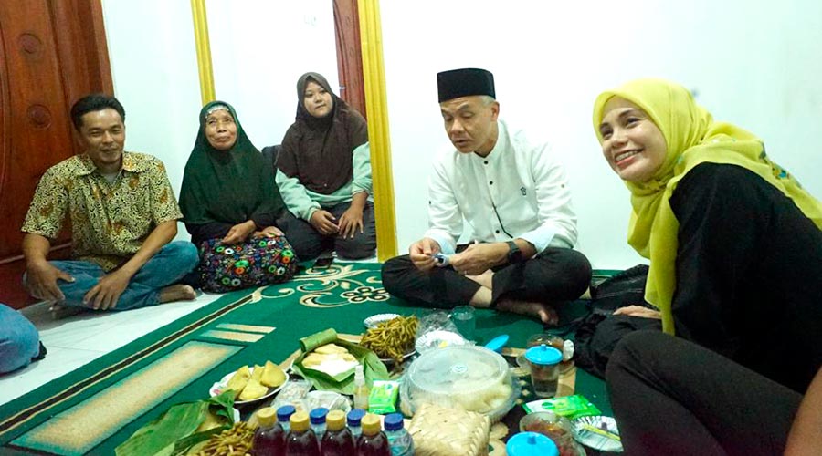 Bantuan Tuku Lemah Oleh Omah, Ganjar Menginap di Rumah Marsono