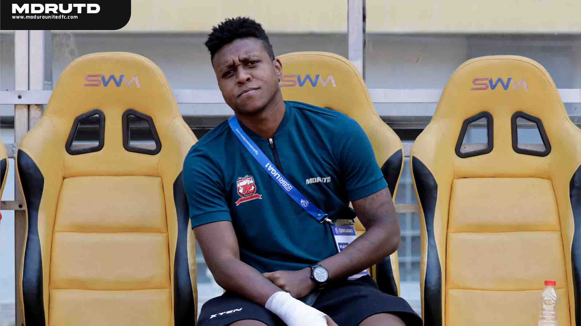 Cedera Tangan, Gelandang Madura United Hugo Gomes Menepi