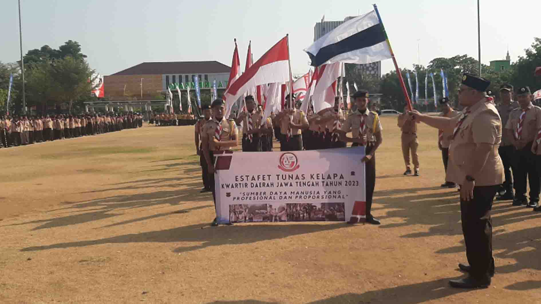 Estafet Tunas Kelapa Kwarda Jateng Diberangkatkan dari Rembang