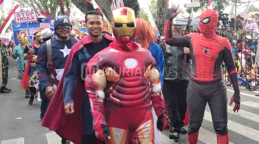 Member Avenger Gencarkan Lawan Perjudian di Karnaval Grobogan