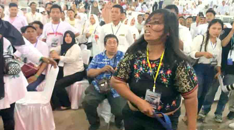 Polisi Soal Wanita Rusuh di Acara yang Dihadiri Jokowi: ODGJ