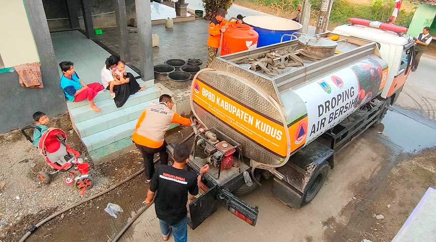 Kekeringan di Kudus Meluas, Seribuan Lebih Warga Butuh Air Bersih