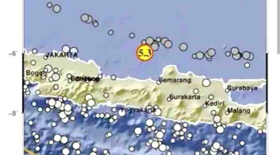 Gempa Magnitudo 5,3 Goyang Jepara, Tak Berpotensi Tsunami