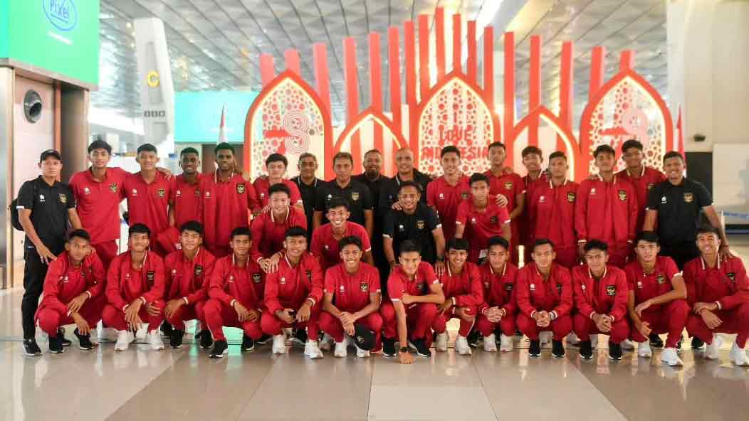 Rombongan Timnas Indonesia U17 Tiba di Jerman