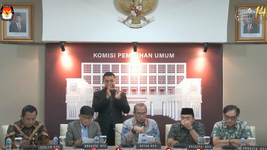 KPU Tetapkan DCT Anggota DPR Pemilu 2024 Sebanyak 9.917 Calon