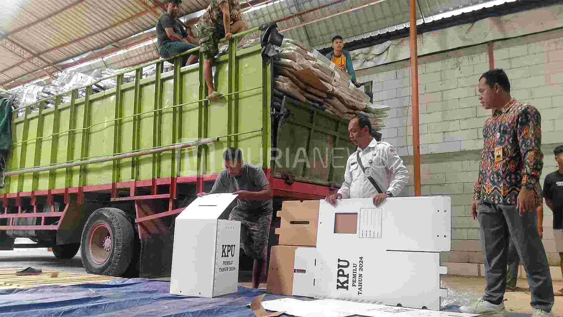 1.835 Kotak Suara Pemilu 2024 Tiba di Jepara