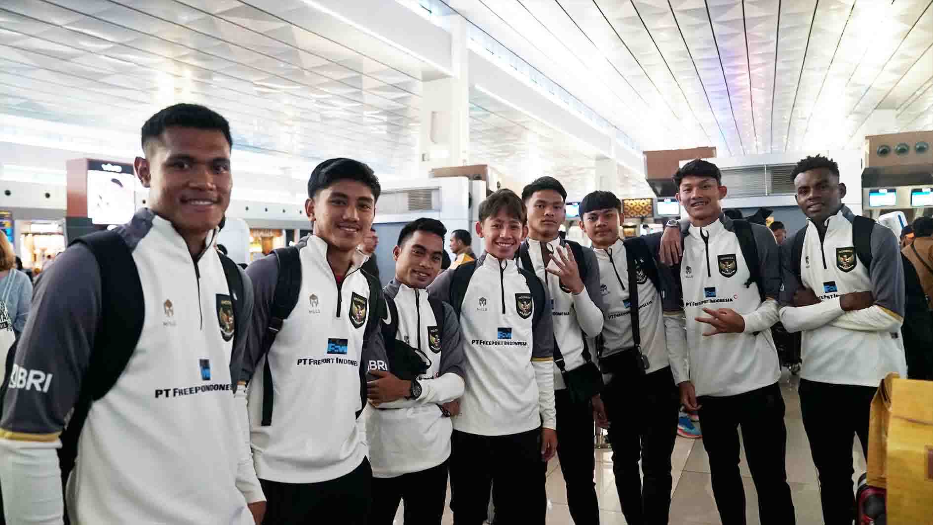 Tim U-20 Indonesia Terbang ke Qatar, Jalani Pemusatan Latihan