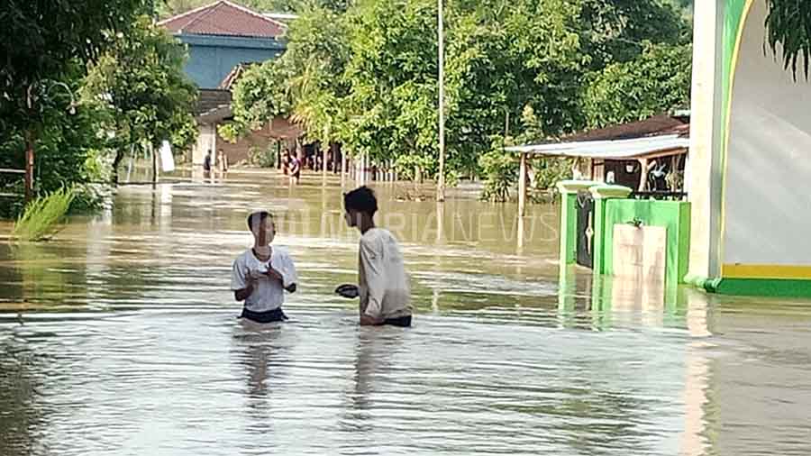 600 Rumah di Dua Desa Grobogan Tergenang Banjir
