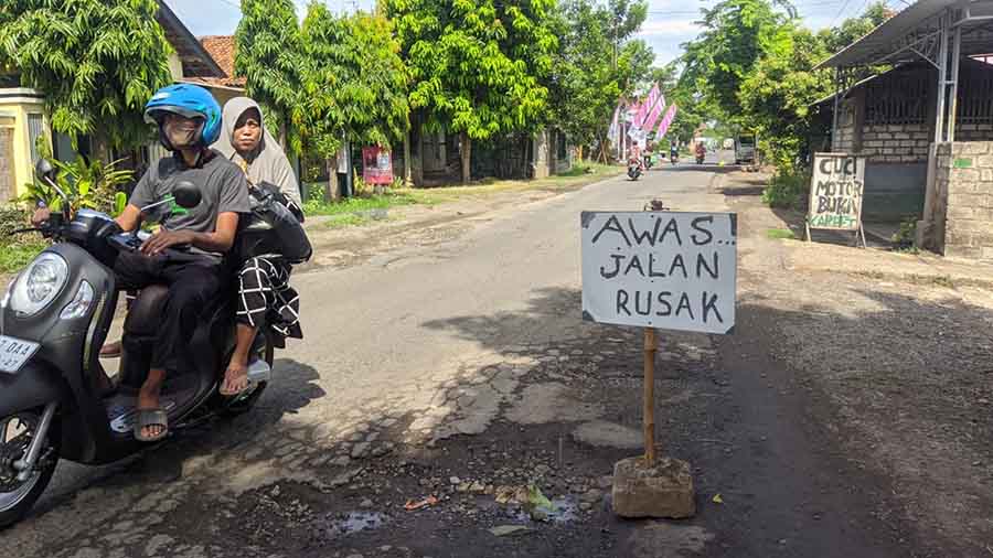 Perbaikan Jalan Jetak-Juwana Tahun Ini Cuma Separuh, Ini Sebabnya