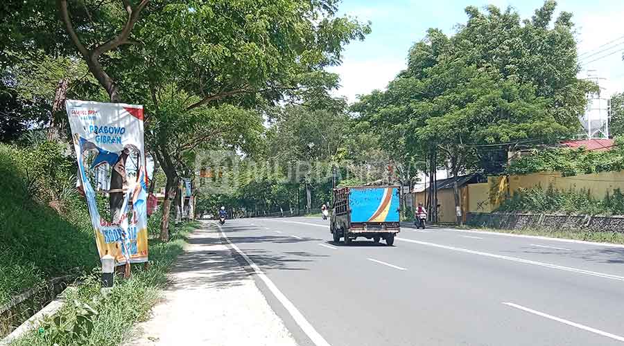 Baliho Prabowo-Gibran di Pati Diduga Dirusak