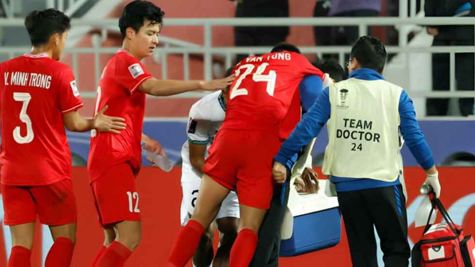 Bentrok vs Timnas Indonesia, Dua pemain Vietnam Cedera