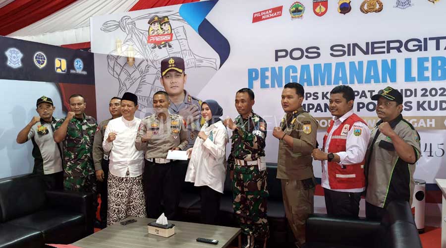 Samani-Bellinda Kunjungi Pos Pam Mudik, Lakukan Ini