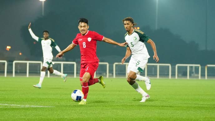 Hasil Ujicoba Timnas Indonesia U23 vs Arab Saudi, Kalah 1-3