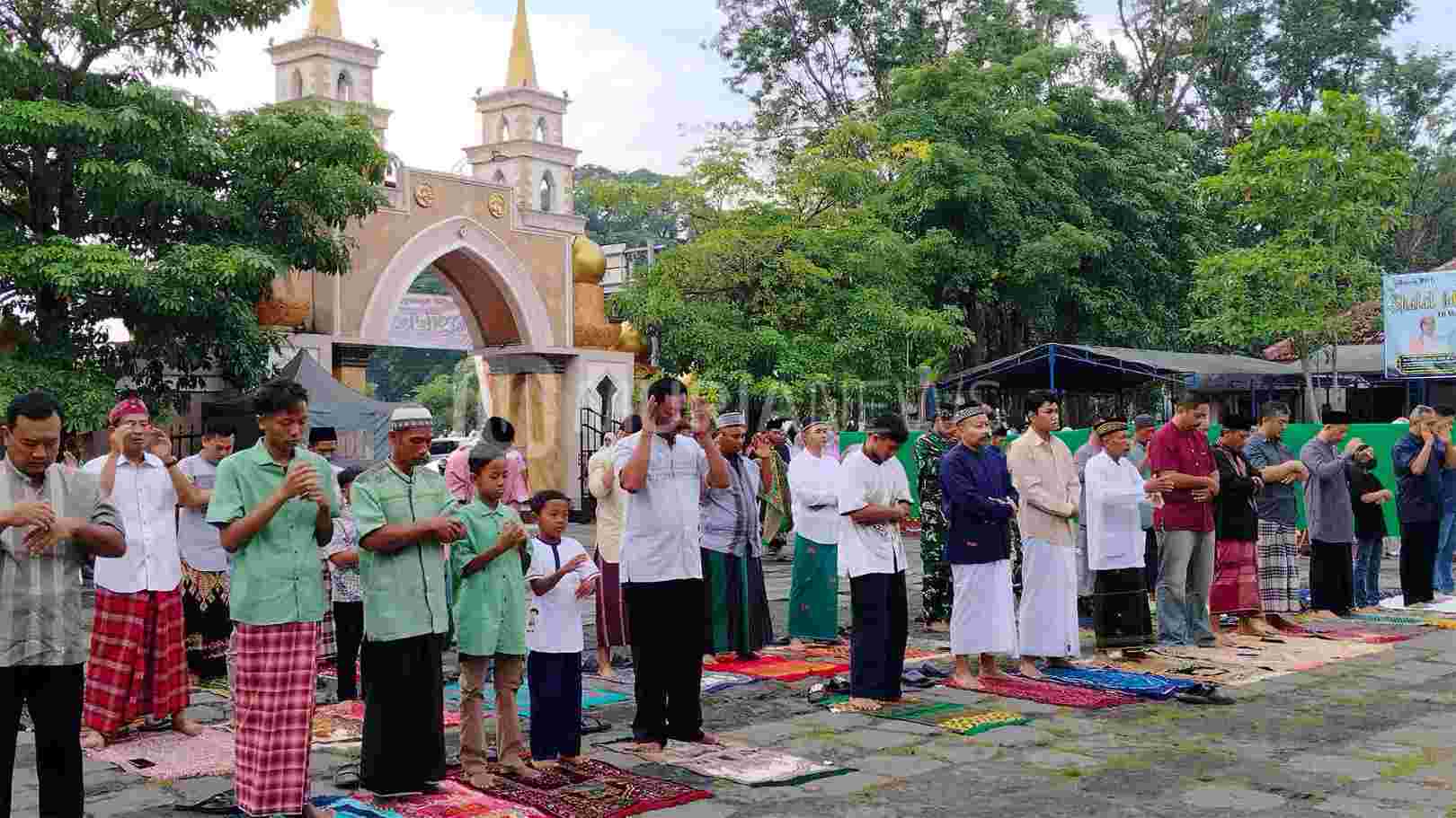 Salat Id di Masjid Agung Purwodadi, Jamaah Dipesan Jaga Persatuan