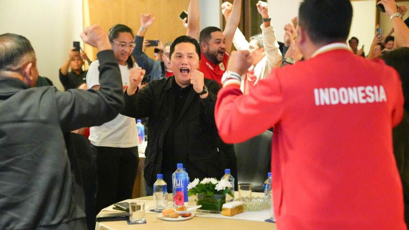 Erick Thohir: Kalahkan Australia, Modal Besar Hadapi Yordania