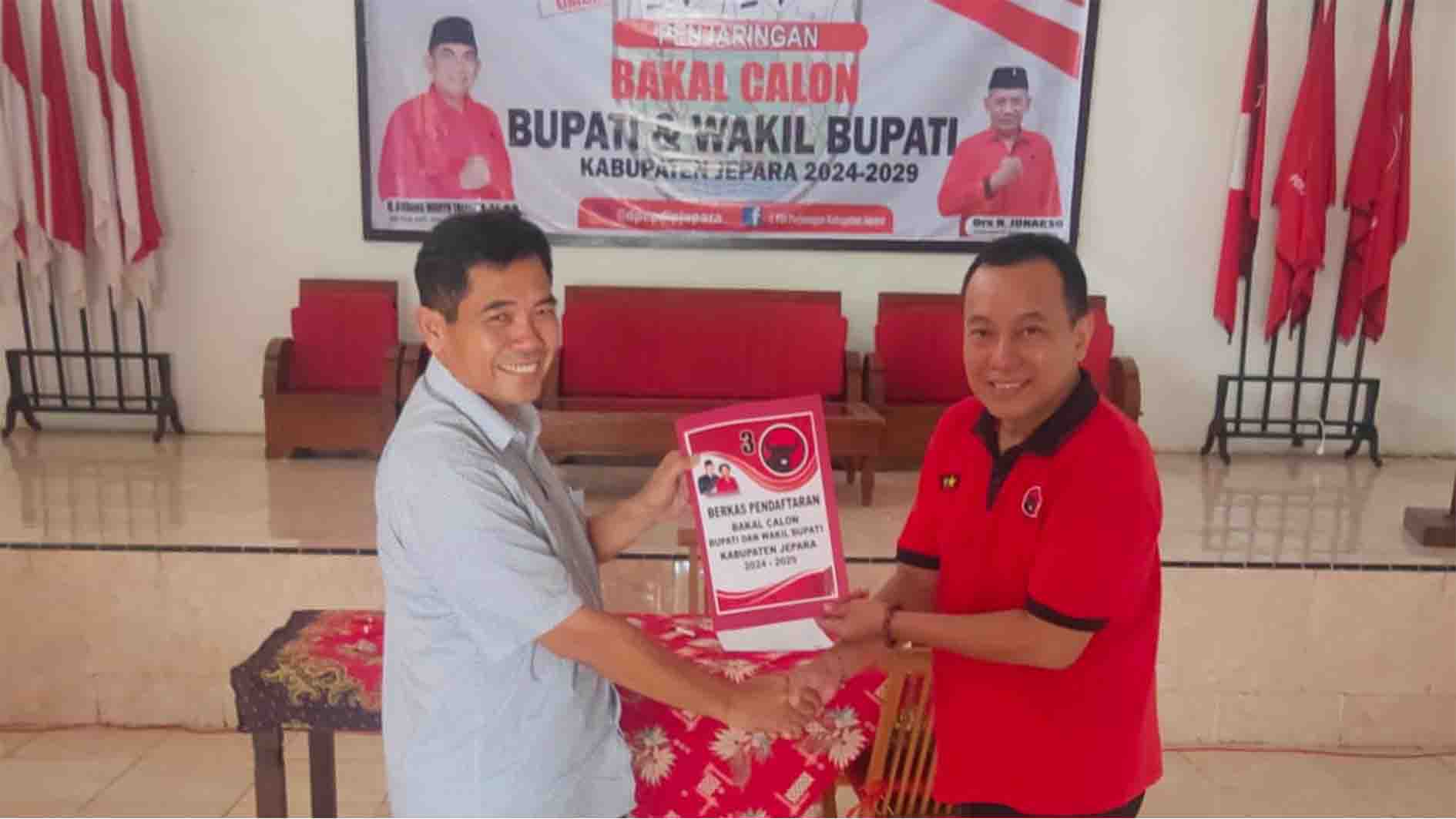 Ketua Papdesi Jepara Nyalon Wabup, Daftar di Penjaringan PDIP