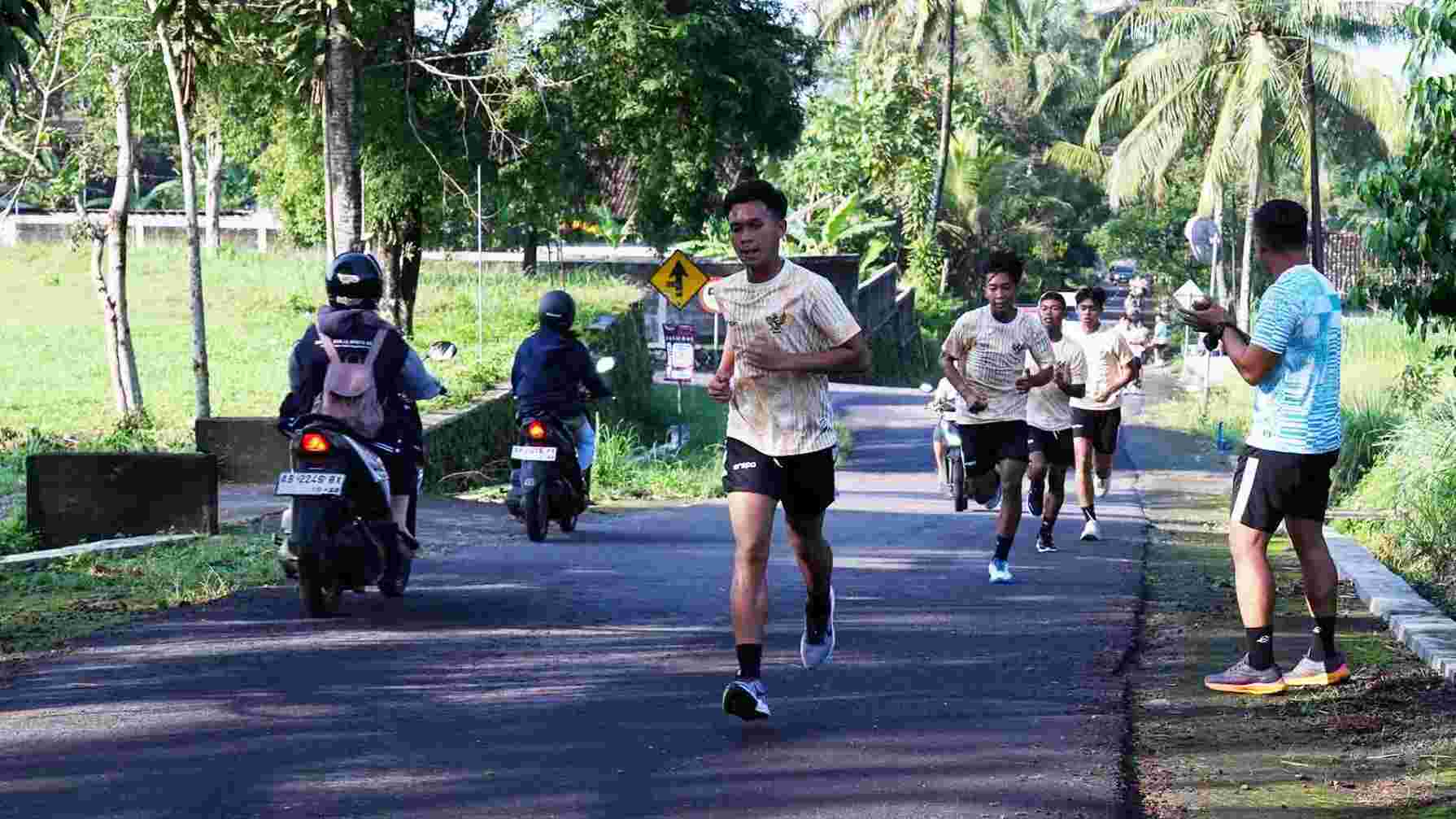 TC Perdana Timnas U-16, Pemain Jalani Tes Fisik di Lereng Merapi
