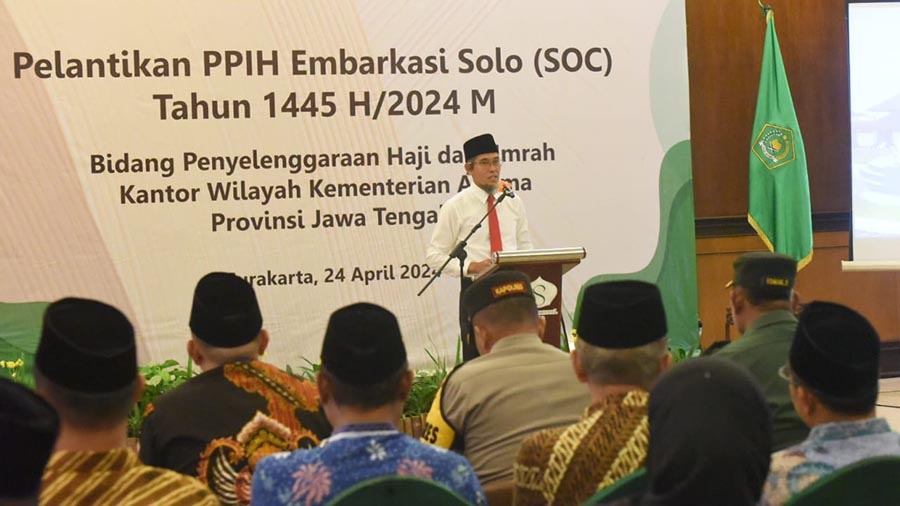 Lantik 23 PPIH Embarkasi Solo, Ini Kata Sekda Jateng