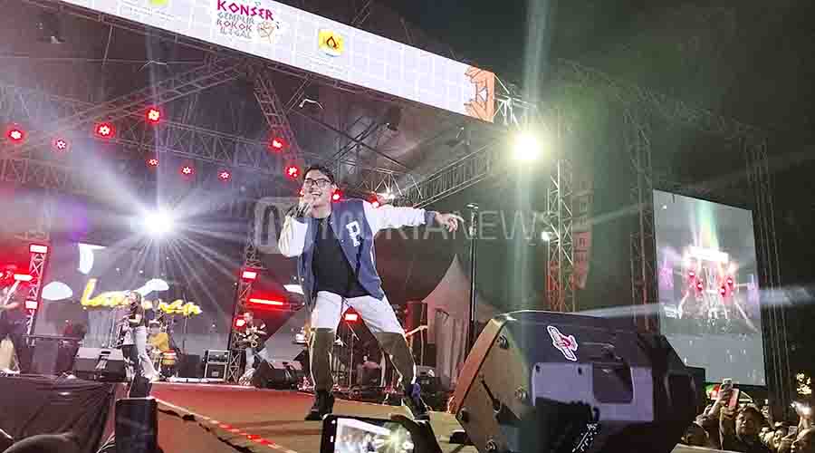 Tampil Satu Jam, Gilga Sahid Sukses Bikin Ambyar Warga Grobogan