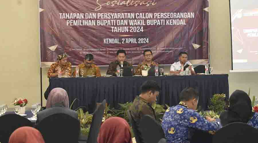 KPU Kendal Segera Buka Pendaftaran Calon Independen Pilkada 2024