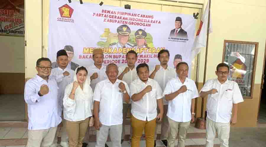 Gerindra Grobogan Buka Pendaftaran Calon Bupati