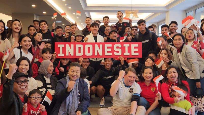 Rombongan Timnas Indonesia U23 Sudah Berada di Paris