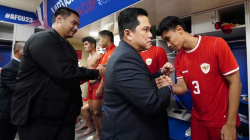 Erick Thohir: Timnas Indonesia U23 Jangan Berpuas Diri