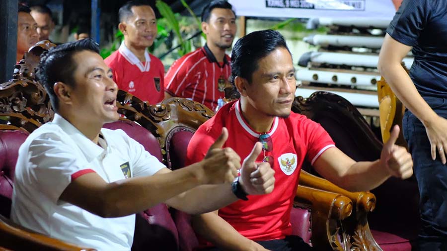 Ikut Nobar Timnas di Polsek Geyer Grobogan, Ini Kata Gus Miftah