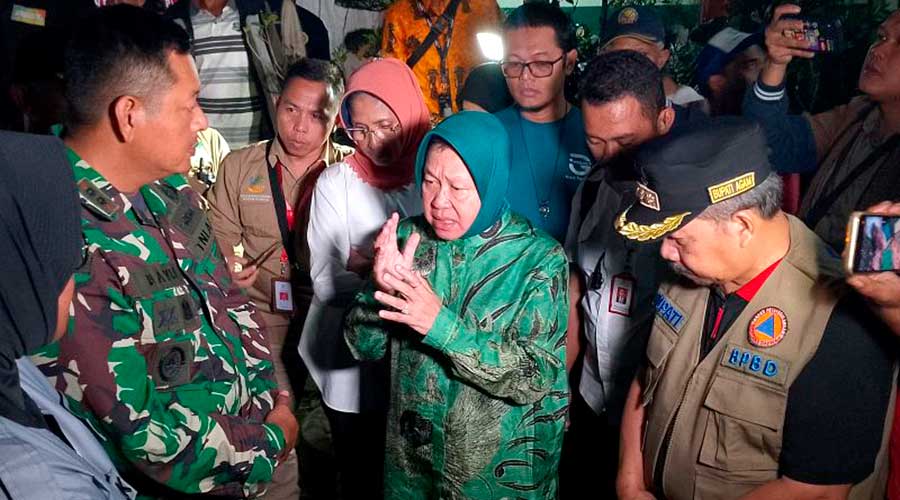 Mensos Minta Pengungsi Agam Dipindahkan ke Lokasi Aman