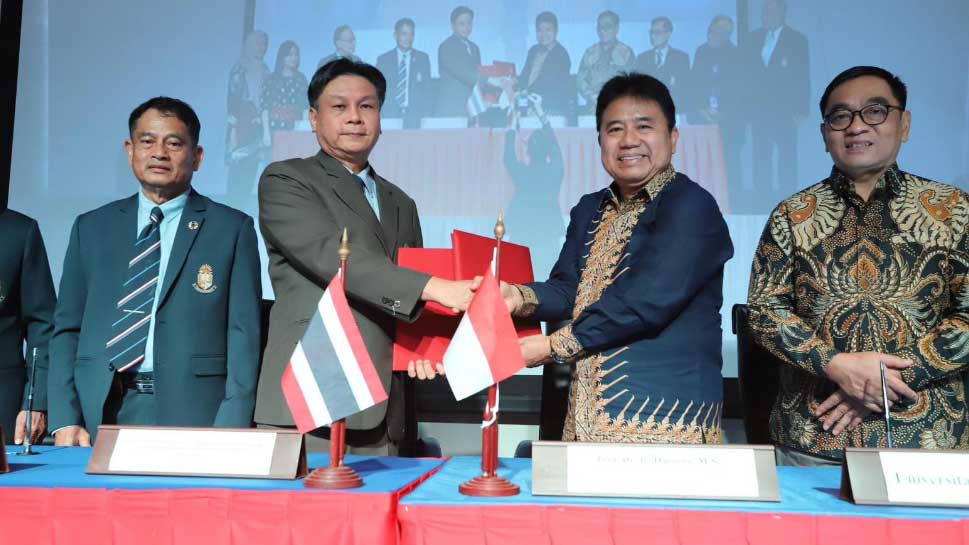 UMK Teken Kerja Sama dengan Hatyai University Thailand