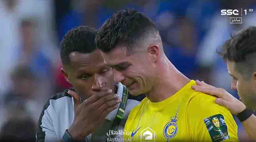Gagal Beri Trofi untuk Al Nassr, Cristiano Ronaldo Menangis 