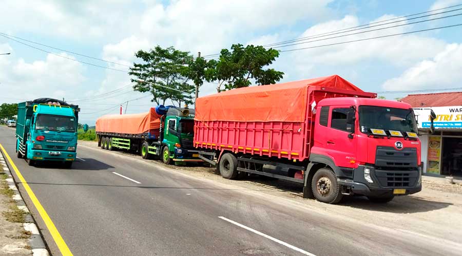 Pangkalan Truk Tak Kunjung Dibangun, Sopir Pati Ngeluh