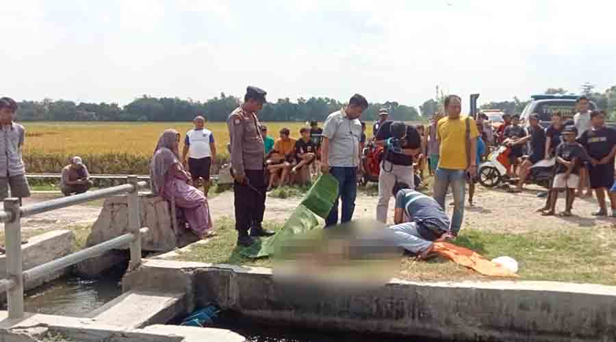 Mandi di Irigasi, Lansia di Grobogan Tewas Tenggelam