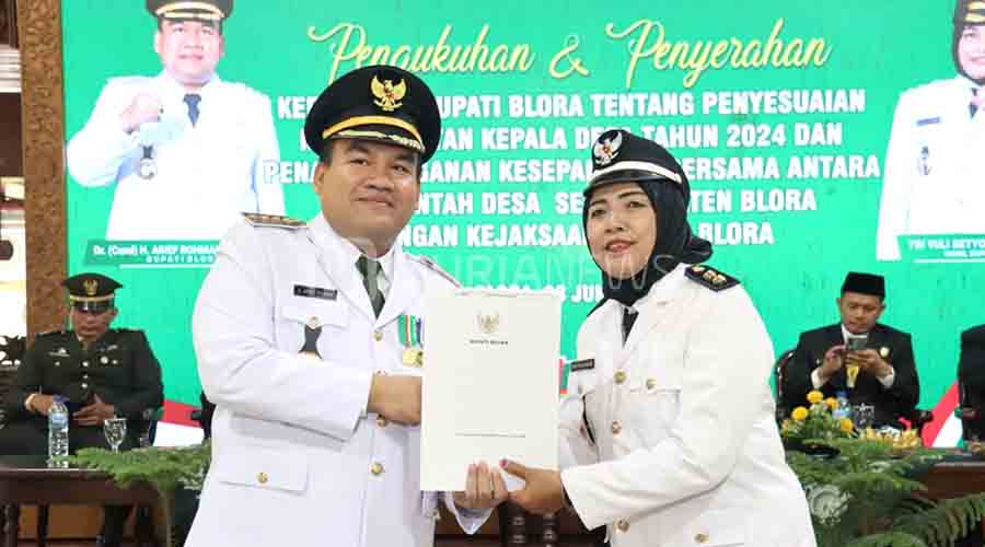 264 Kades di Blora Terima SK Perpanjangan Jabatan