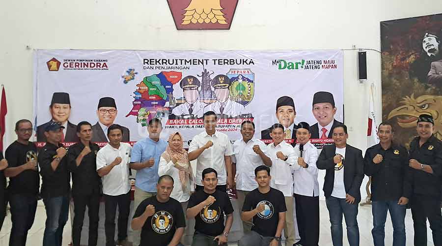 Pilkada Jepara, Penjaringan Bakal Calon Gerindra Sampai di DPW
