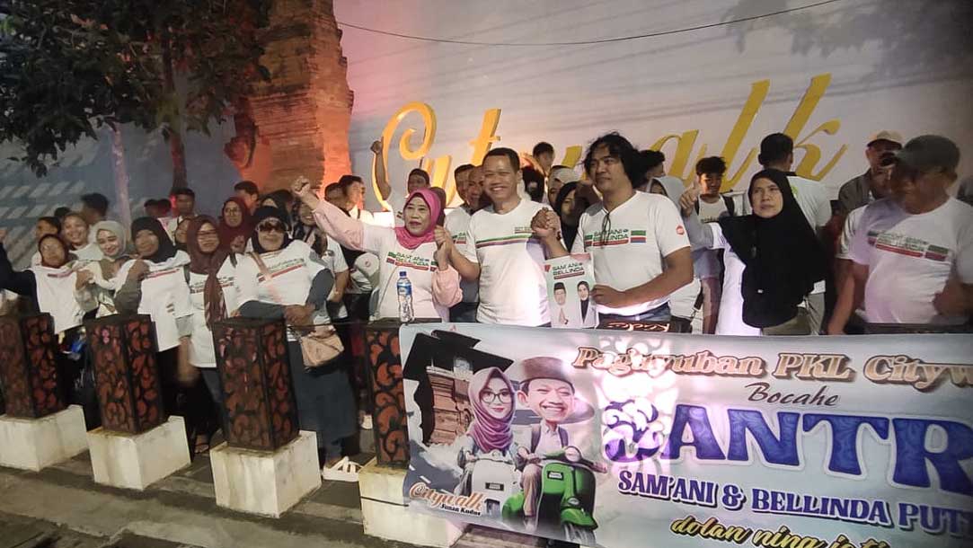 PKL City Walk Deklarasikan Diri Dukung Samani di Pilkada Kudus