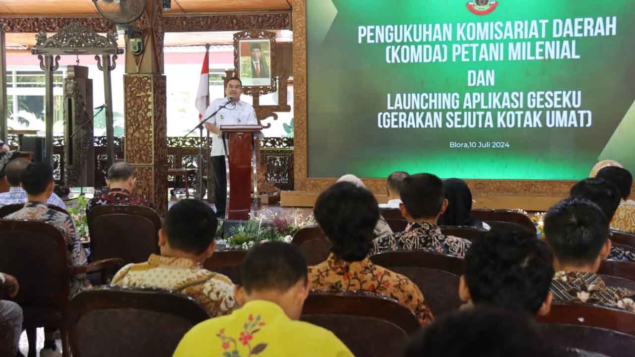 Bupati Blora Ingin Petani Milenial Berkembang Hingga Desa-Desa