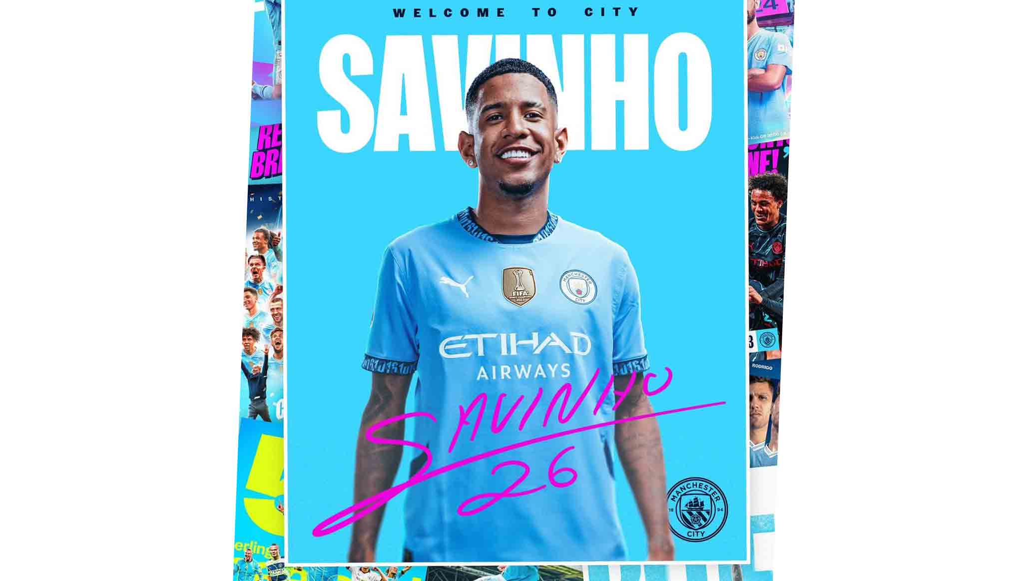 Savinho Jadi Rekrutan Pertama Manchester City