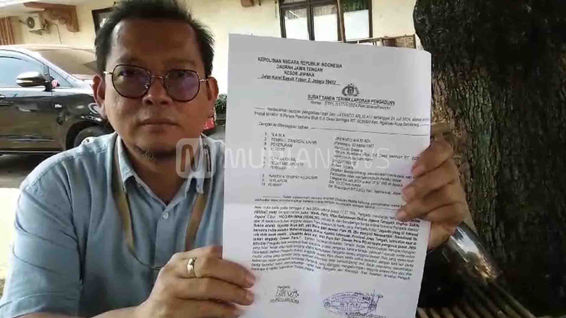 Ahli Pers Dewan Pers Laporkan Oknum Wartawan ke Polres Jepara