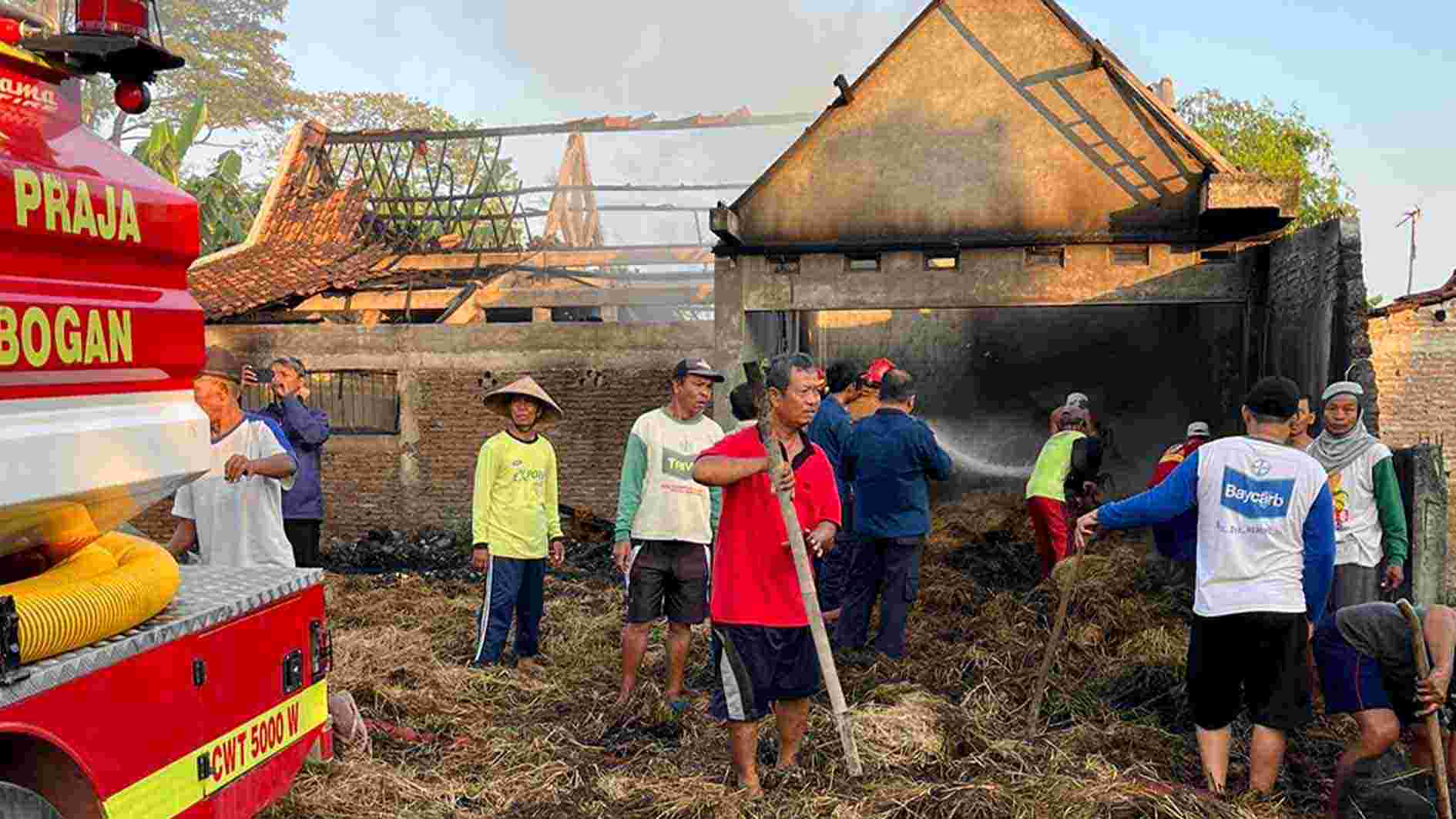 Kebakaran Makin Marak di Grobogan, Kali Ini Kandang Sapi
