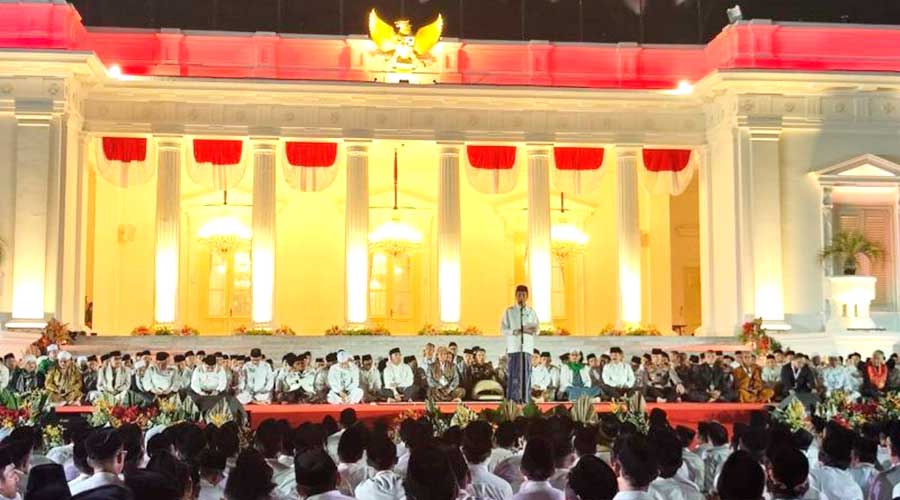 Awali Bulan Kemerdekaan Indonesia, Jokowi Sambut Rasa Syukur