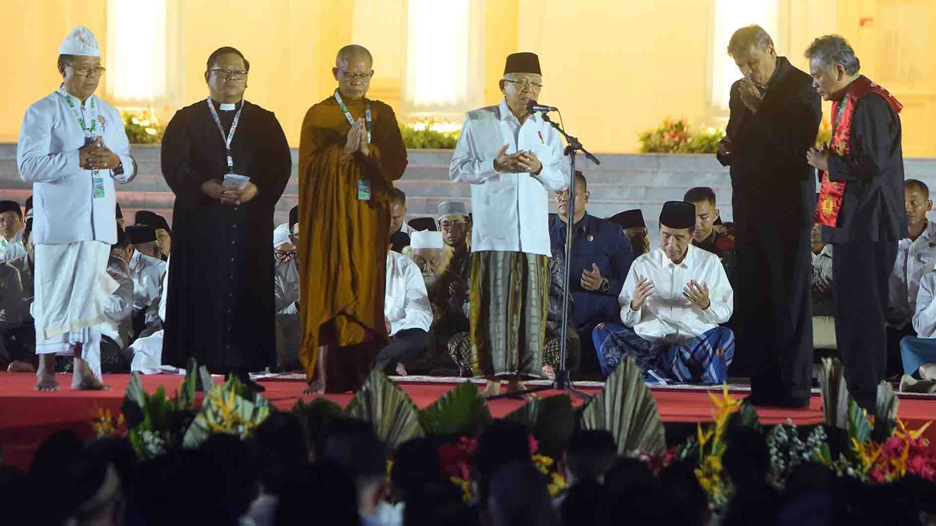 Hadiri Zikir dan Doa Kebangsaan, Ini Harapan Tokoh Lintas Agama