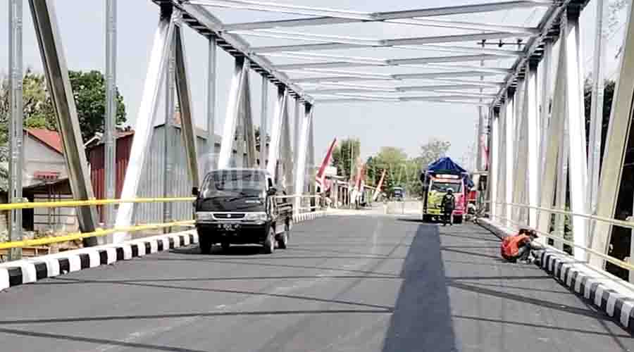 Jembatan Getasrejo Grobogan Sudah Boleh Dilewati, Tapi…