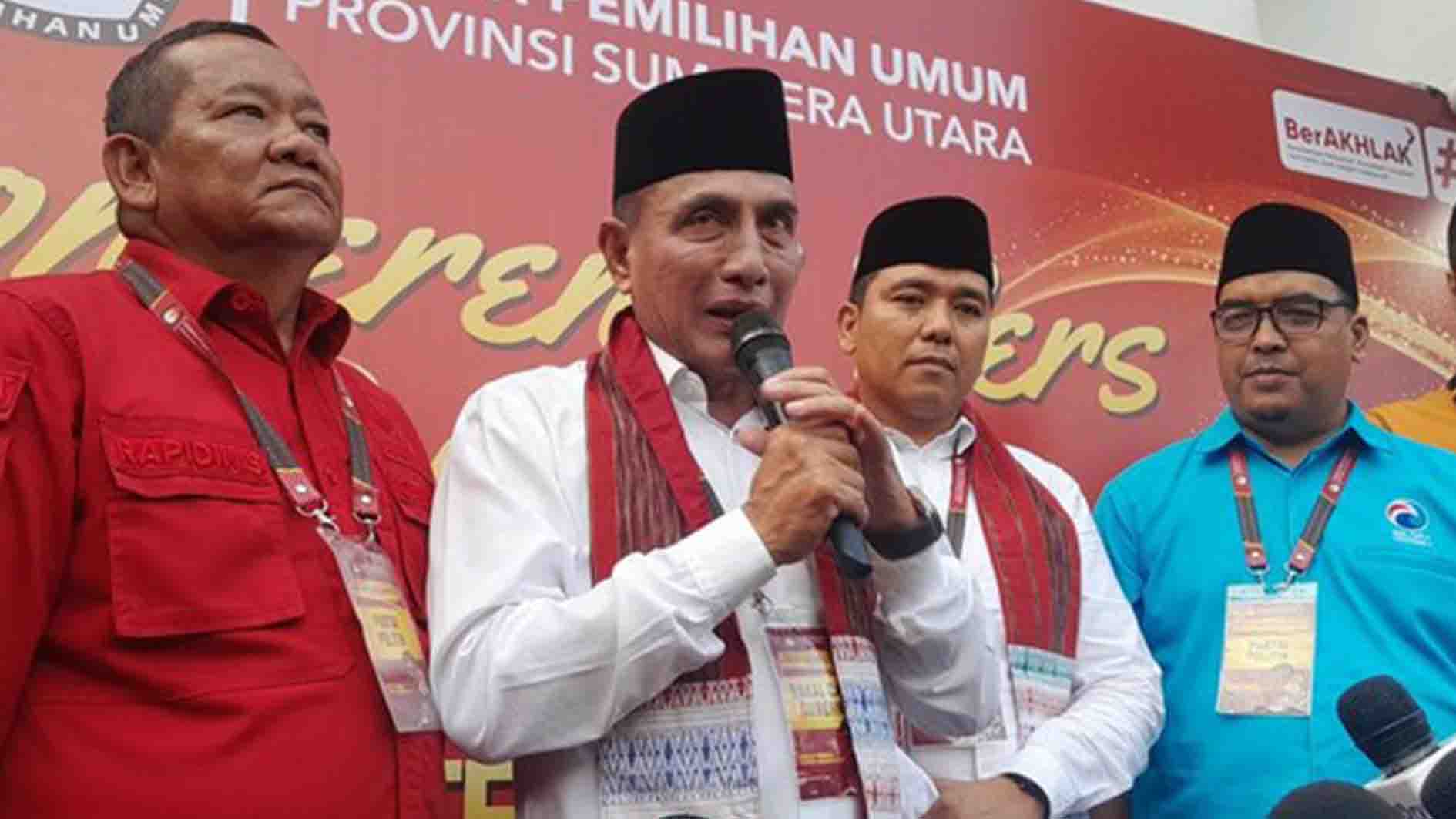 Pasangan Edy-Hasan Resmi Daftar Pilgub Sumut 2024