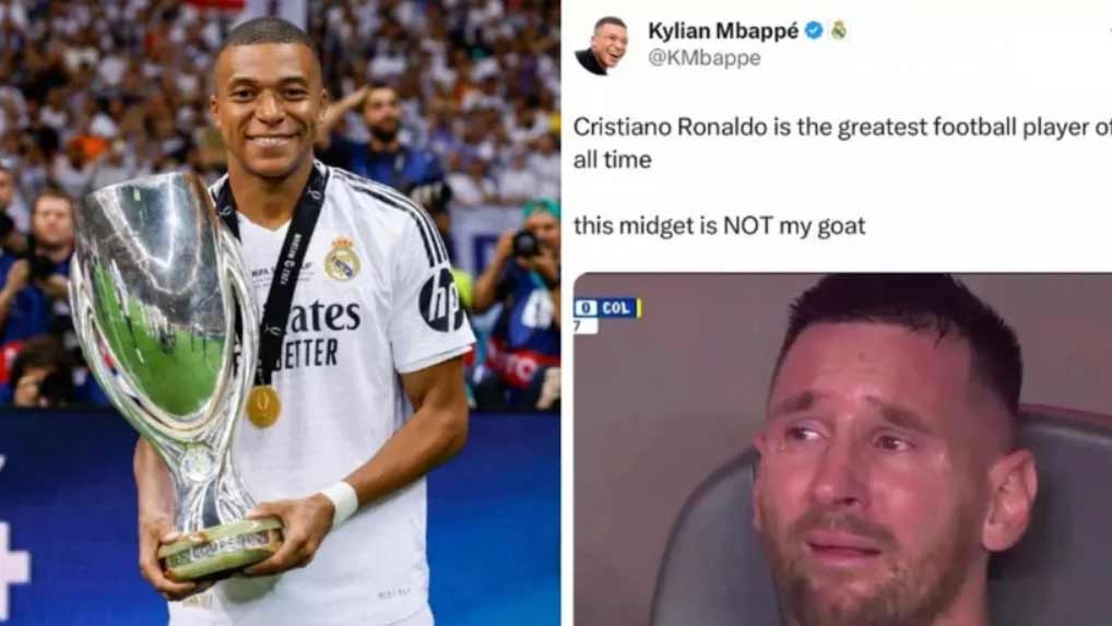 Akun X-nya Diduga Diretas, Mbappe Mengejek Lionel Messi