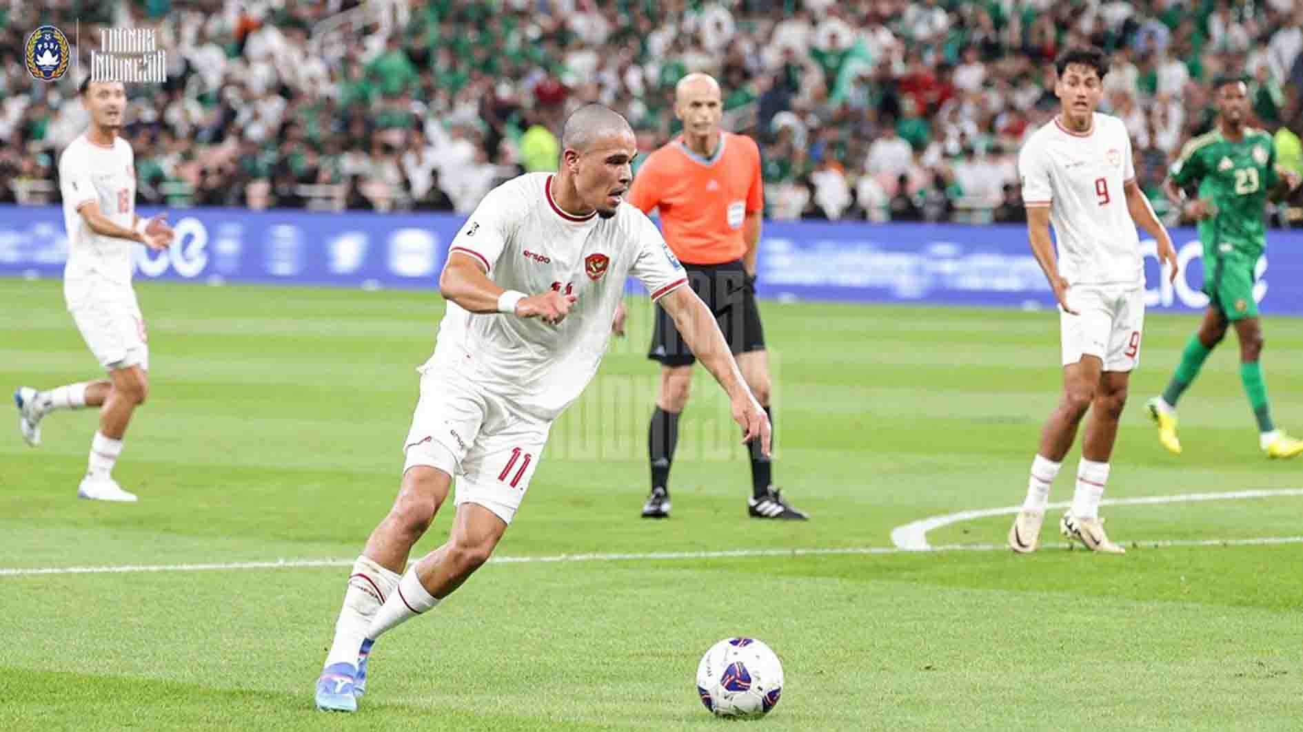 Timnas Indonesia Tahan Imbang Arab Saudi dengan Skor 1-1