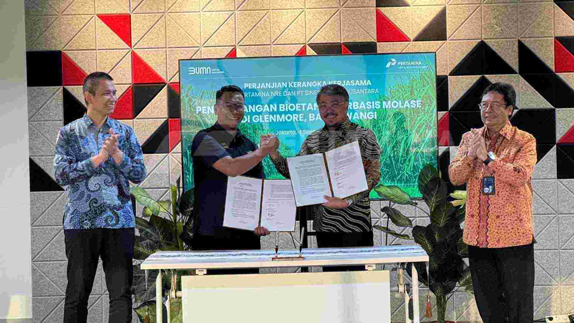 Pertamina NRE Siap Bangun Pabrik Bioetanol di Banyuwangi