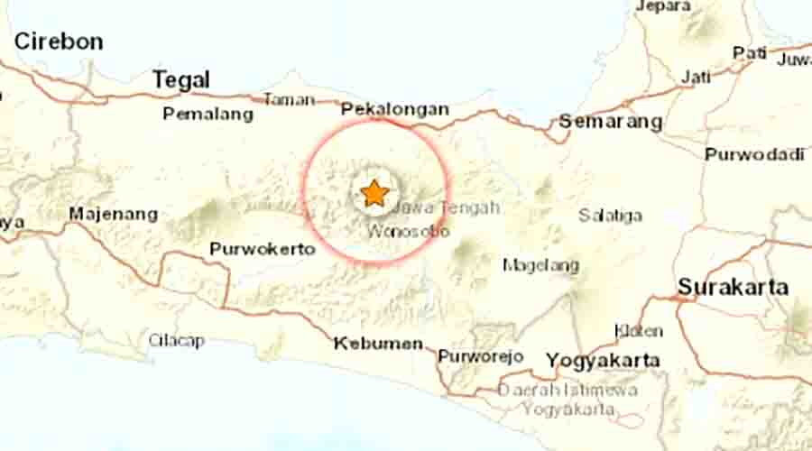 Gempa Guncang Wonosobo Pagi Ini, Segini Kekuatannya